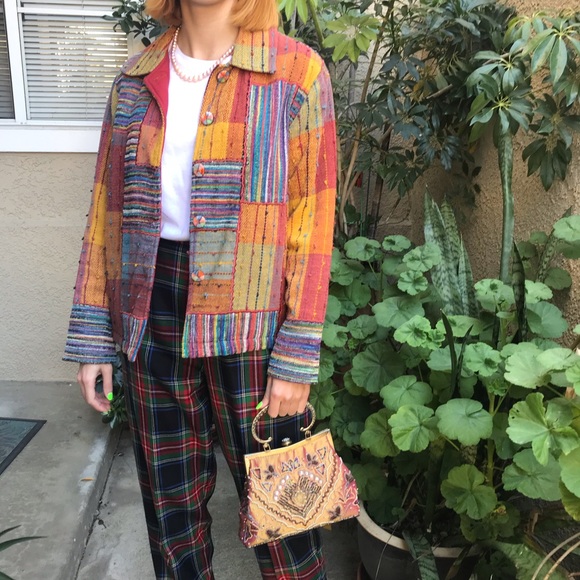 Vintage Jackets & Coats Vintage Multicolored Travelsmith Cotton